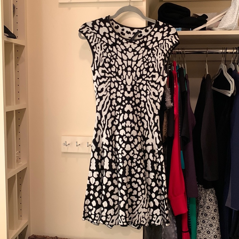 RVN knit cap sleeve dress